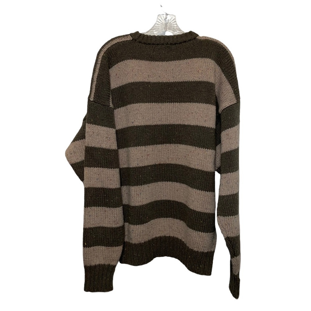 Boston's Trader 100% Wool Men Sweater Size Xl - image 2